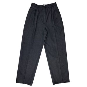 Valentino Vintage Grey Wool Trousers